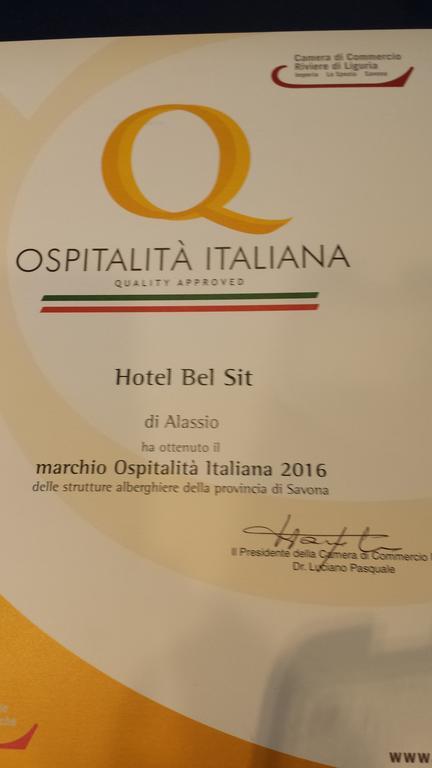 Hotel Bel Sit Alassio Exterior photo